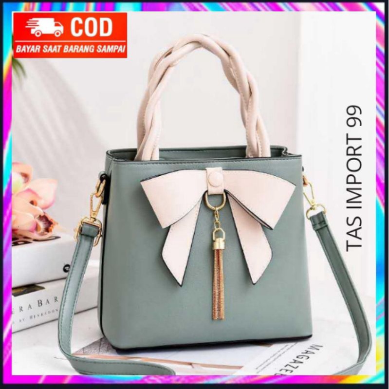 TAS SOULDER BAG WANITA CANTIK SELEMPANG BAHU WANITA CEWEK REMAJA PEREMPUAN IMPORT ORIGINAL BRANDED B