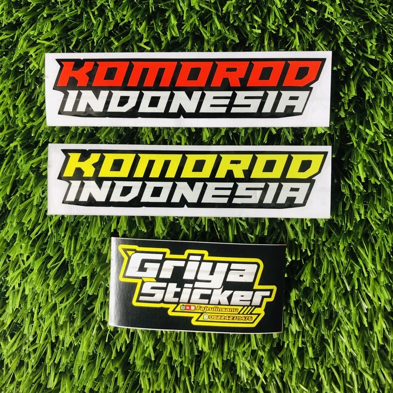 Sticker KOMOROD INDONESIA stiker cutting roadrace racing