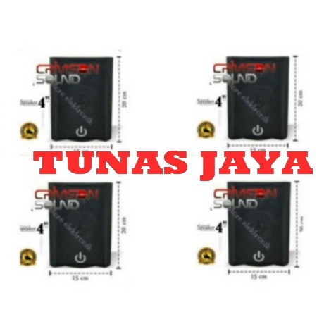 Paket Speaker 4 Inch Crimson Cr 402 untuk ruangan Cafe Dan restoran original