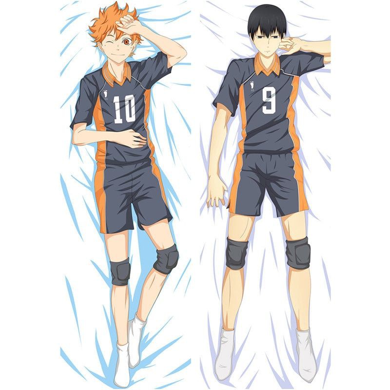 Dakimakura sarung Bantal Guling Anime Haikyuu Hinata X Kageyama 2