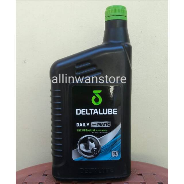 Oli Deltalube Daily Matic 757 Premium Matic SAE 10W30 API Service SL JASO MB Volume 1 Liter 10w30 Original Product 100%