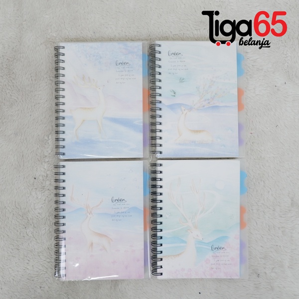 365 RING BOOK #40995 Type XQ22 Note Book Fancy Karakter / Buku &amp; Alat Tulis