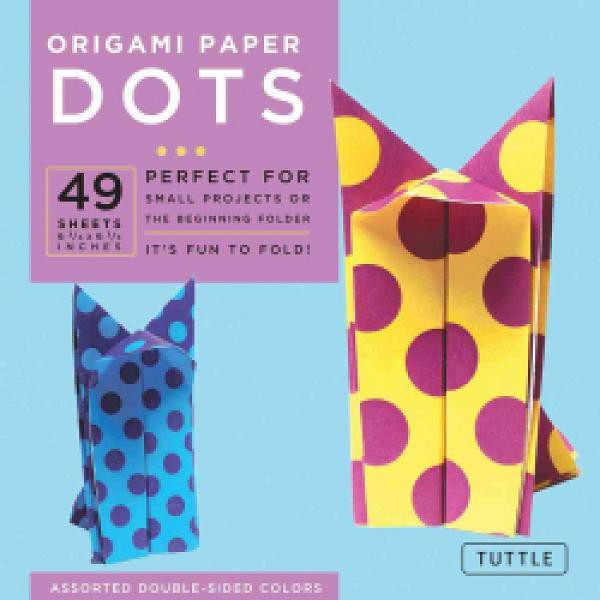 

Origami Paper Dots 6 3/4" 49 Sheets - 9780804837989 - Buku Ori Periplus