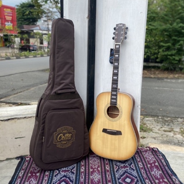 GITAR AKUSTIK ELEKTRIK CETTA DR32SE-NTB