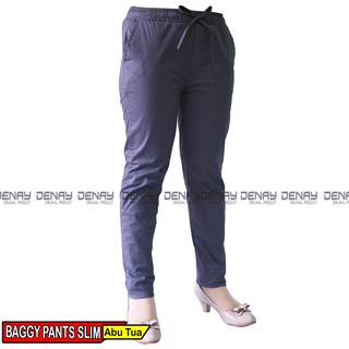  Celana  Panjang Wanita Basic Premium  Pants  Mode BAGGY  PANTS  