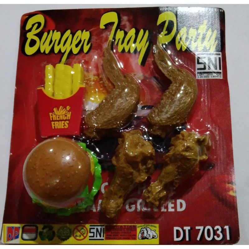 mainan anak hot dog/burger burgeran