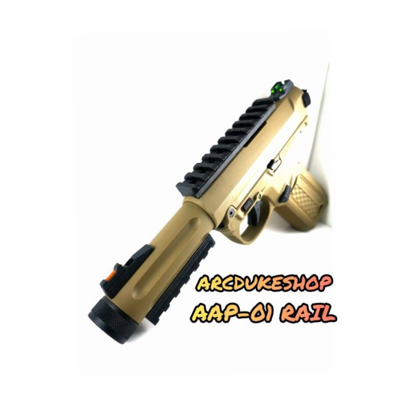 AAP-01 action army custom rail set 3dprinted atas bawah