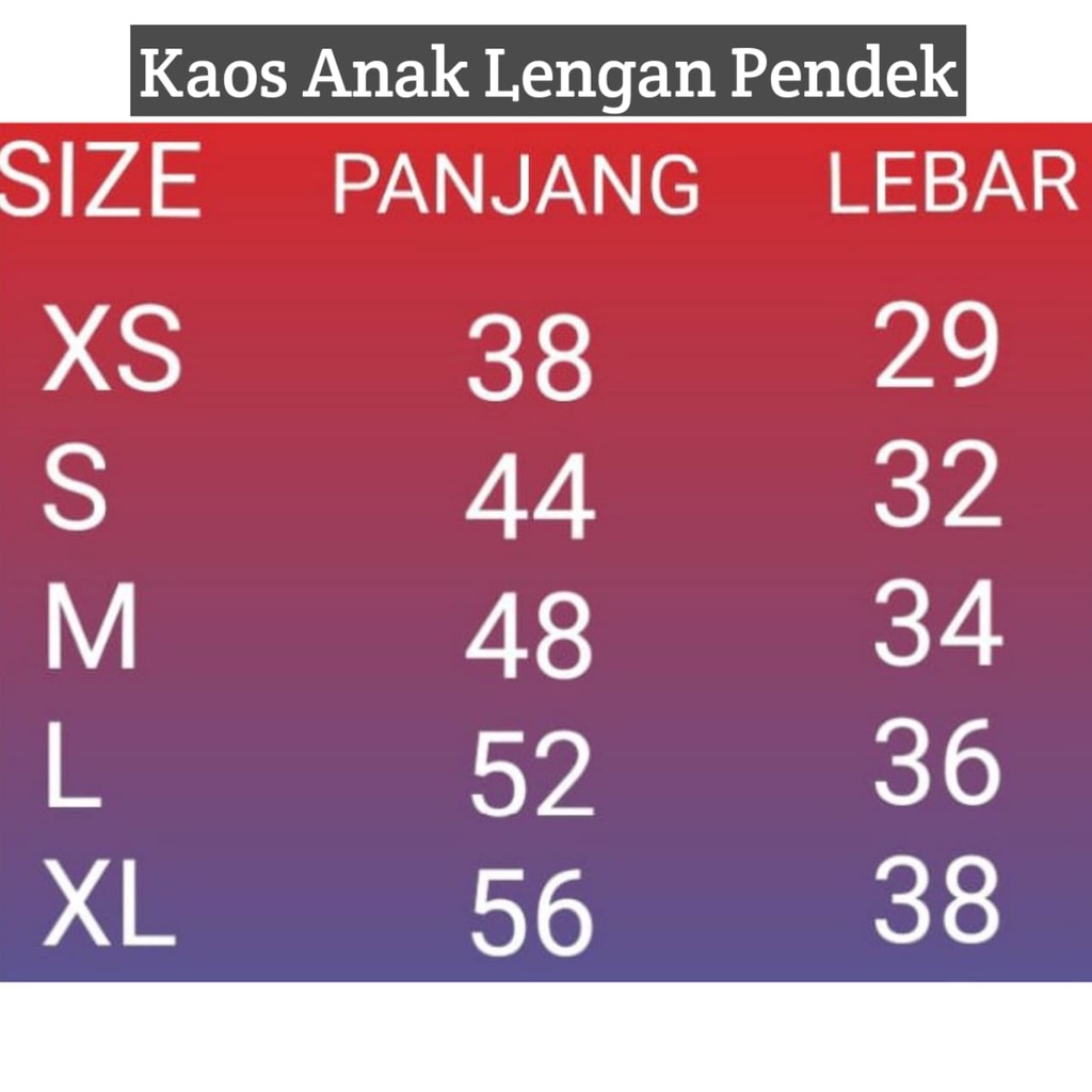 KAOS ANAK FREE BORDIR NAMA SUKA SUKA 0-10 Tahun