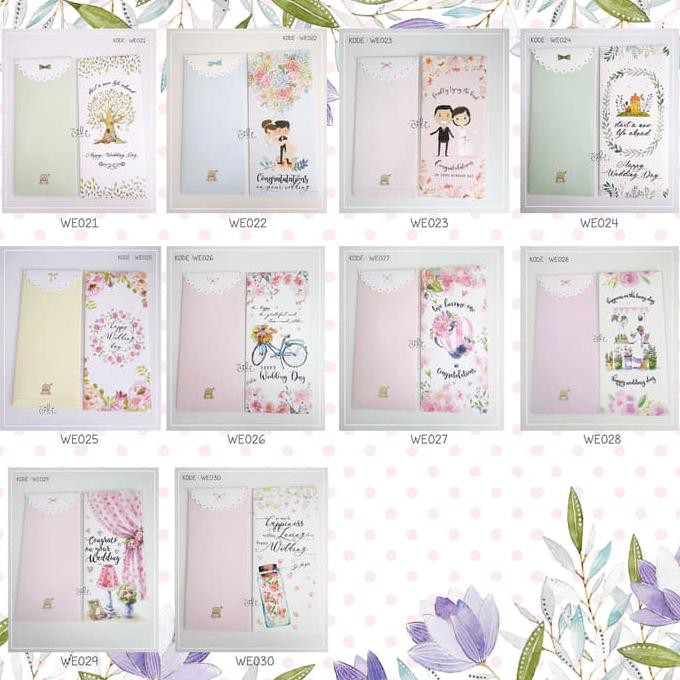 

iamcili original wedding angpao varian WE021-WE030