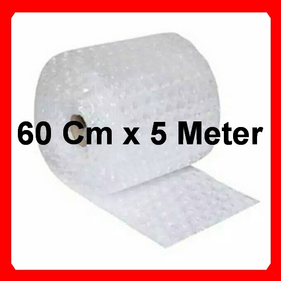 

Bubble Wrap Roll 5 Meter Lebar 60 Cm BubbleWrap Gulungan Buble Wrap Meteran Plastik Gelembung