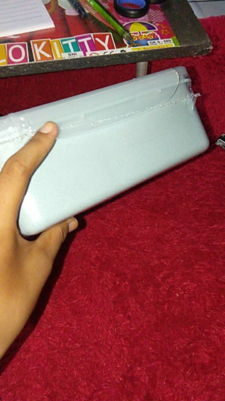 Kj !! Tempat Makan Lunch Box Ompreng Motif Rabbit Bpa Free 2850