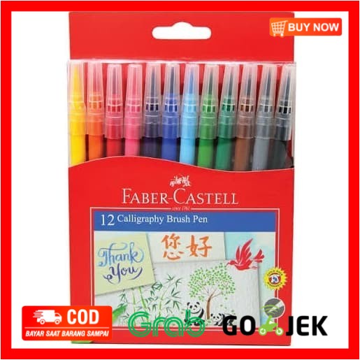 

(BISA COD) Calligraphy Brush Pen Faber Castell