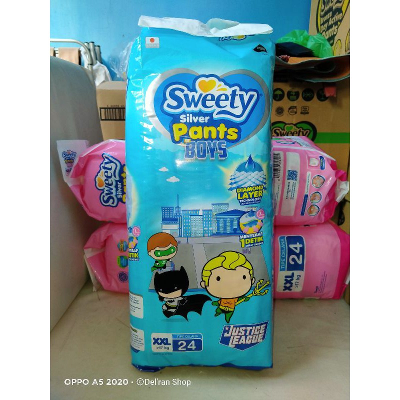Pampers sweety silver pants boy XXL