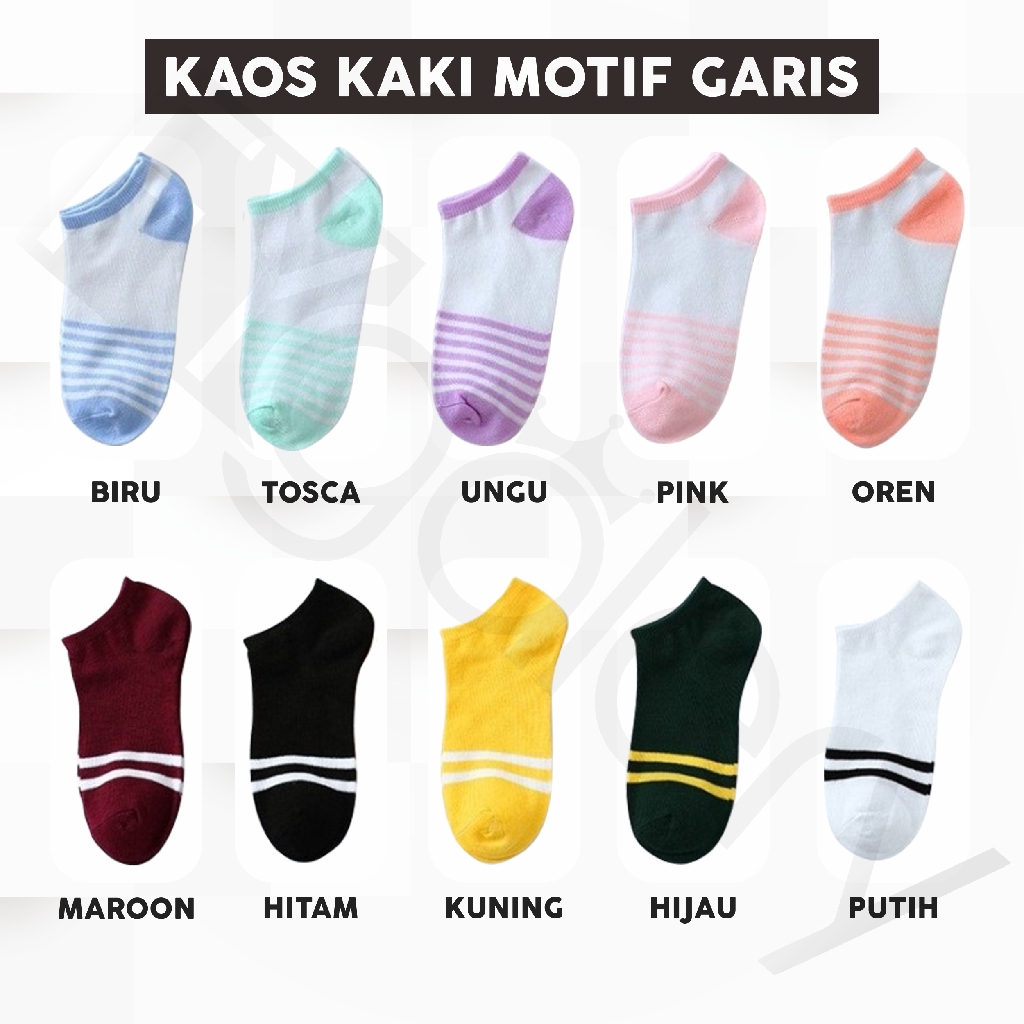 FYGALERY Kaos Kaki Ankle Kaos kaki Cute Kaos Kaki Motif Kaos Kaki Semata Kaki-2