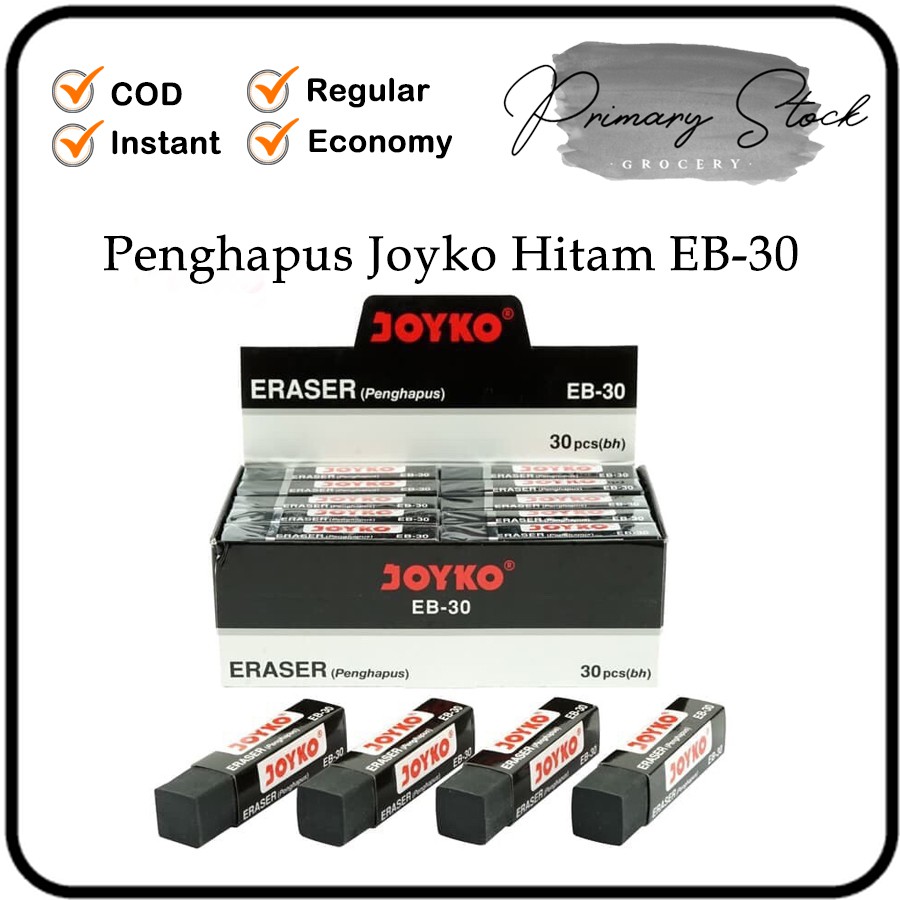 

Penghapus Joyko Hitam Sedang Besar EB 30
