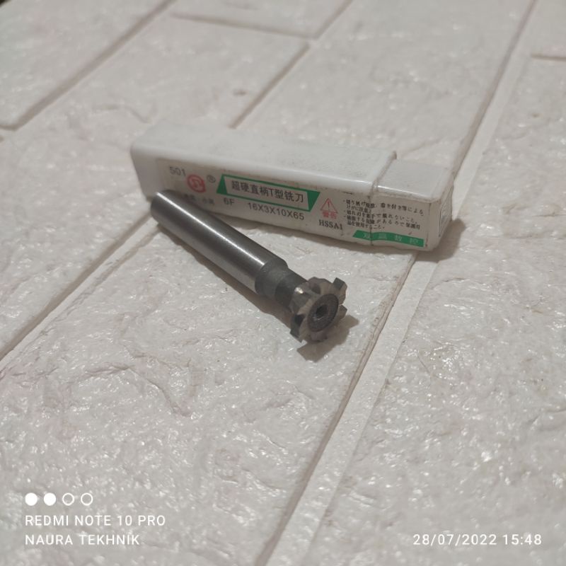 Tslot 16*3 HSS 6 flute cutter T 16 mm T slot