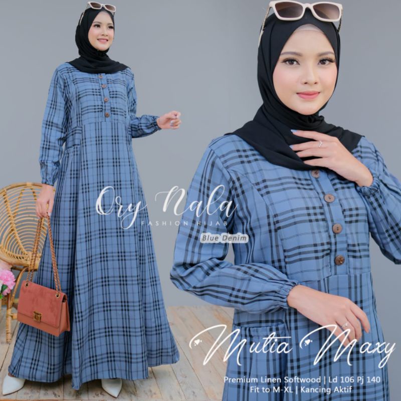 Mutia Maxy Dress ORY Nala fashion hijab