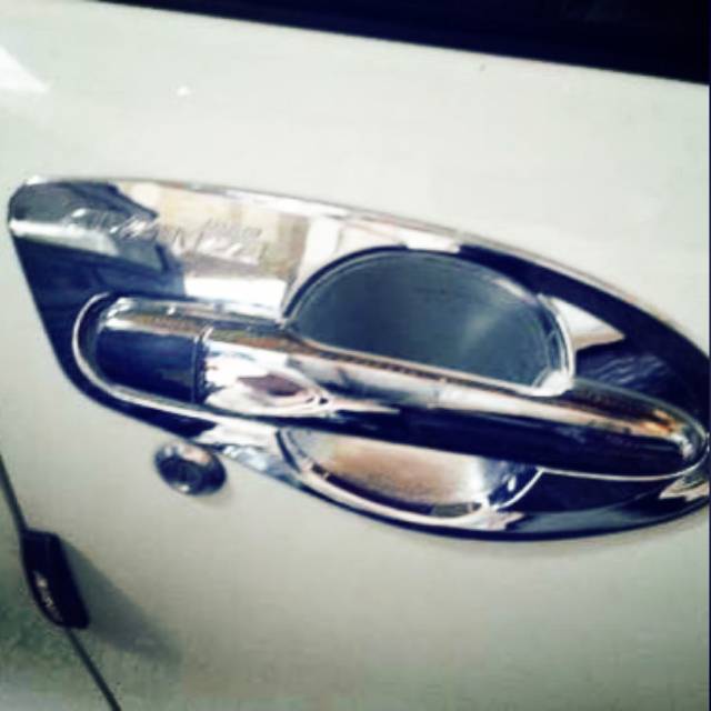 JSL Mangkok Pintu Outer Handle Cover Avanza Xenia 2016 Chrome