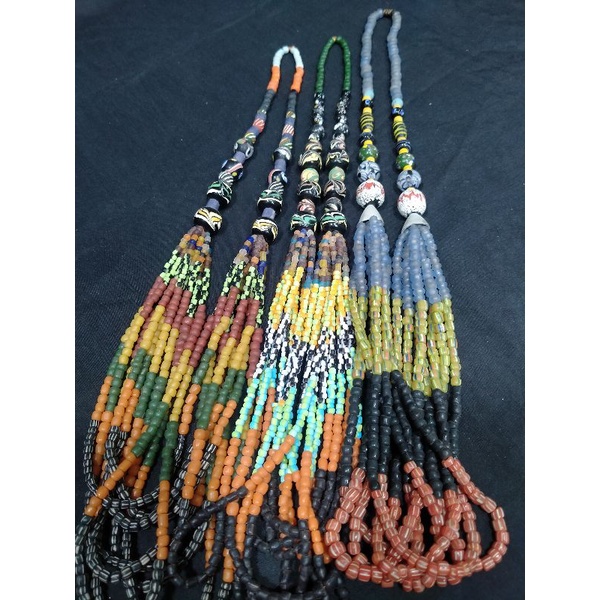 Kalung Batu Manik Dayak Kalimantan Model Susun