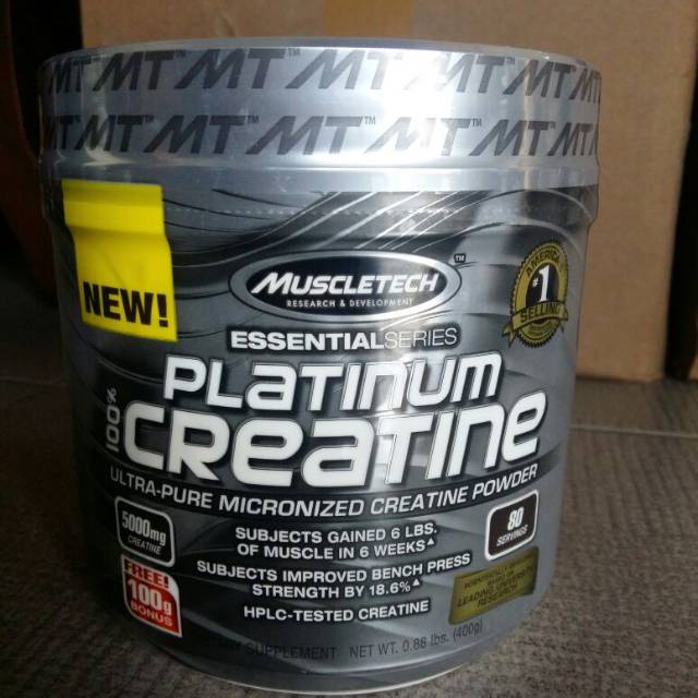 Muscletech Platinum Creatine 400Gr 80 Serv