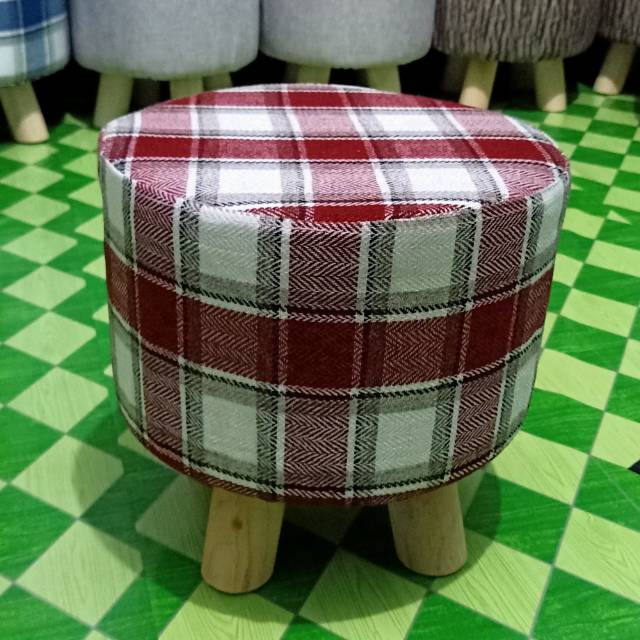 Toko Grosir Kursi Stool Bundar Gaya Ottoman Bahan Kayu Pinus xmVmBJVUaVw3kj