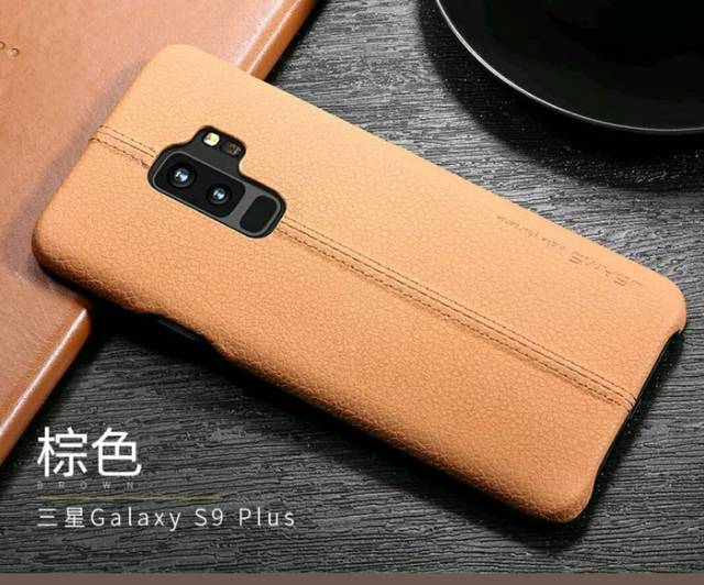 usams joe series samsung s9 plus kulit leather case casing cover kulit