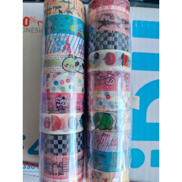 

[ROLL ISI 10] CELLOTAPE FANCY 12 MM / ISOLASI KARAKTER / ISOLASI GAMBAR / SELOTIP KARTUN / SELOTIP GAMBAR / ISOLASI ANAK / ISOLASI DEKOR