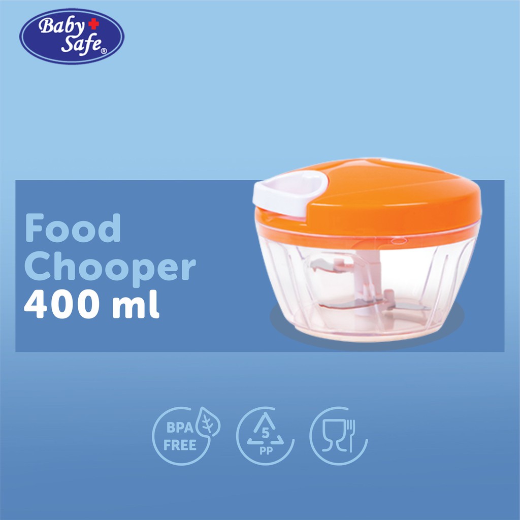 Baby Safe Food Chooper / Blender Manual / Peralatan MPASI