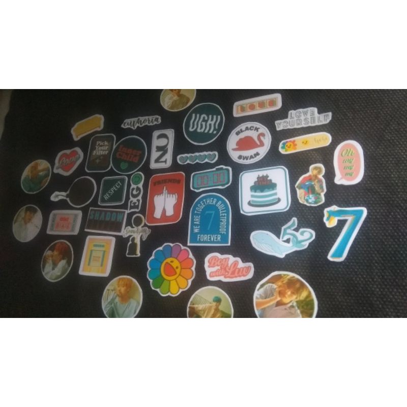 

[SET] Sticker aesthetic BTS ARMY 11rb dapat 70 sticker!!