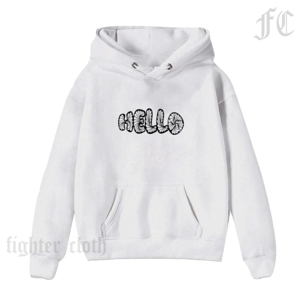 Sweater Helo Hoodie Anak Sweater Unisex Fleece Baju Anak