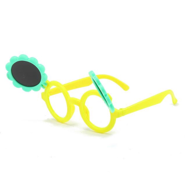 HC Kacamata Anak Fashion Kacamata Anak Motif Bunga Matahari Kacamata Hitam High Quality Kids Sunglasses Kaca Mata Murah Import-7