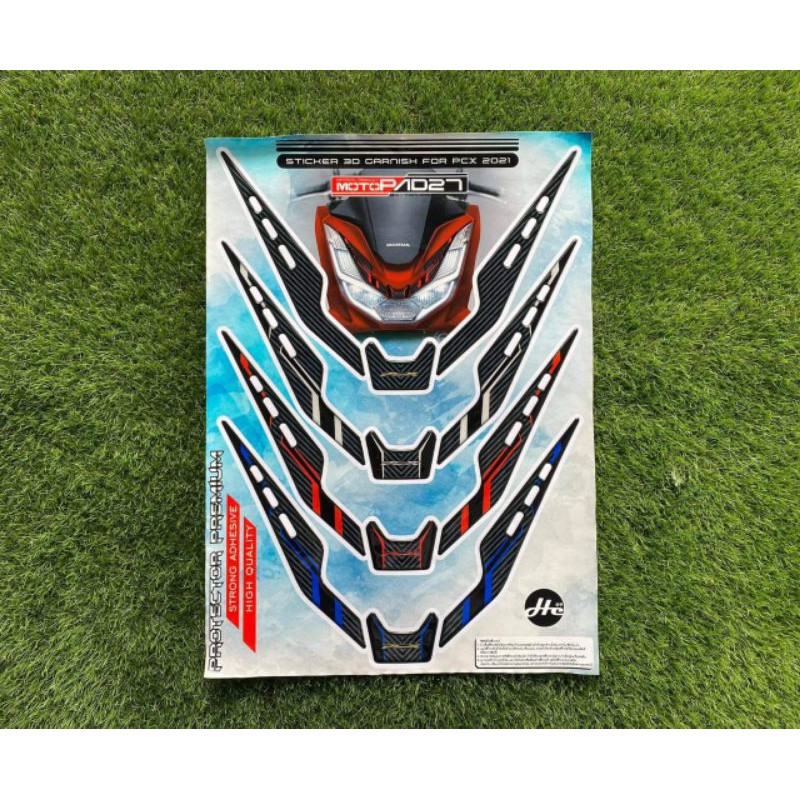 STIKER STICKER TIMBUL TAMENG DEPAN HONDA ALL NEW PCX 160 PREMIUM