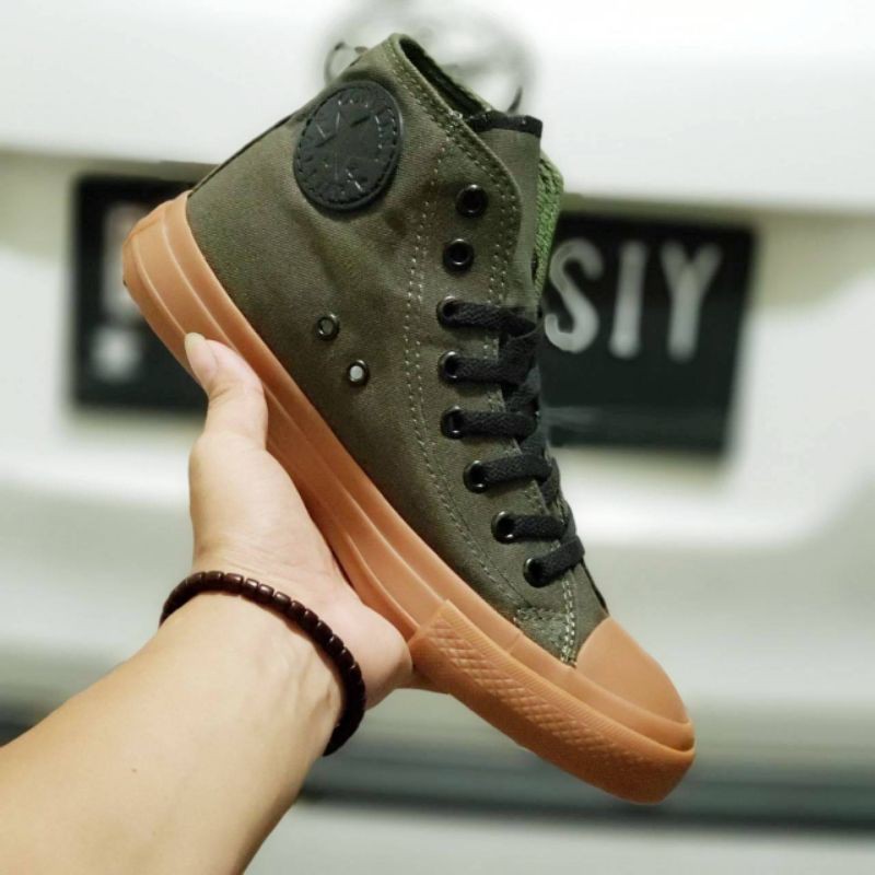 Sepatu Converse Army High Gum. Size 37-43 unisex Pria/Wanita. Grade Original