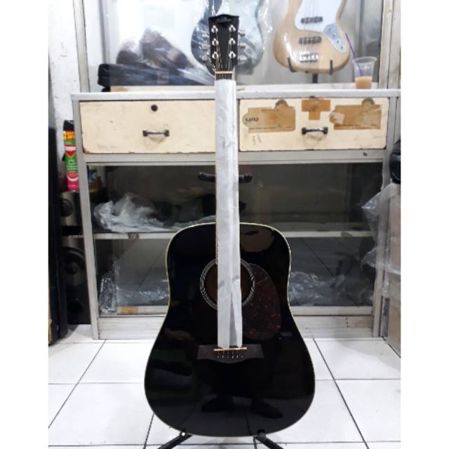 Gitar Solid Akustik Jumbo Shiver GFS-50BK Original Import