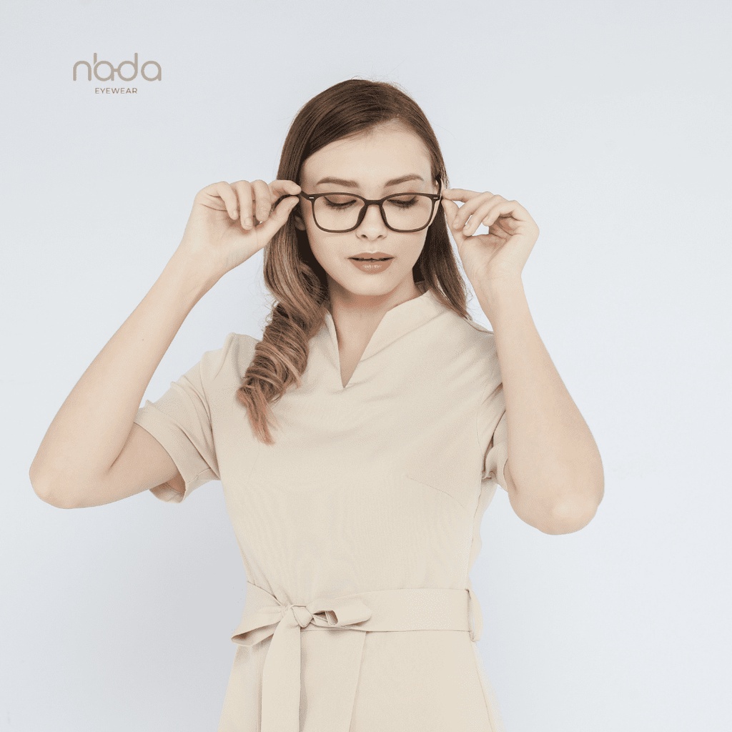 TR8025 Kacamata Persegi Normal - Minus - Blueray - Photocromic - Bluecromic