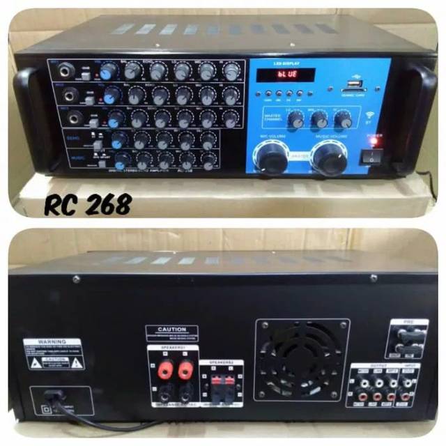 POWER AMPLIFIER SOUNDBEST RC 268 BLUETOOTH