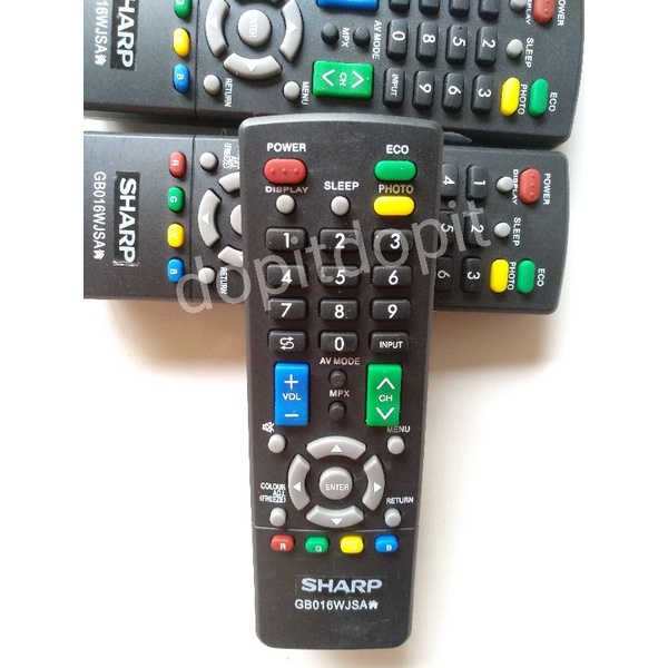 Remot TV Sharp Aquos / Remote TV Sharp LCD &amp; LED Remote TV Siap Pakai Tanpa Setting Remote TV Bagus