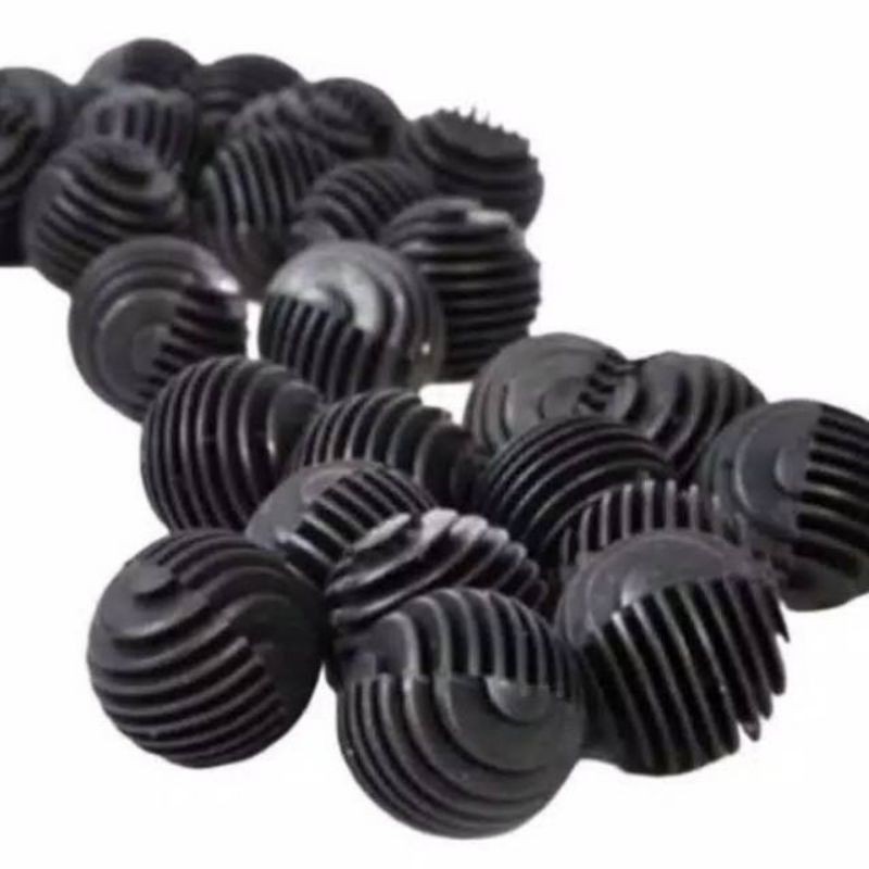 Bioball Bola Media Filter Kolam Aquarium Model Bulat 1kg Isi 180pcs