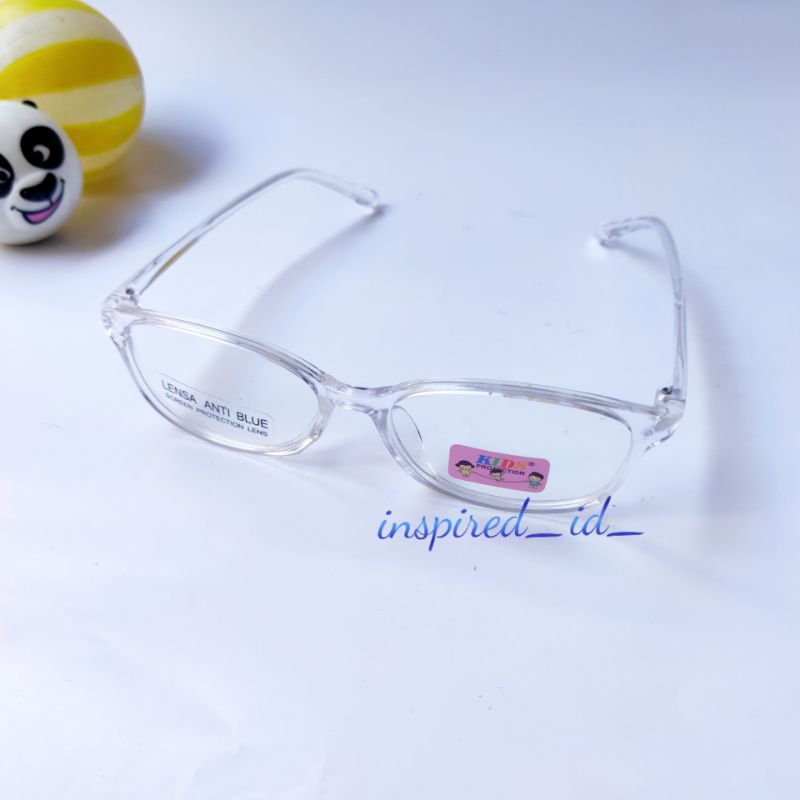 Kacamata Anak Anti Radiasi Frame Bening-5