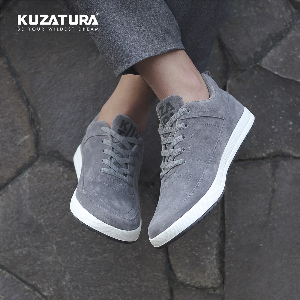 Justrue Sepatu Pria Sneakers Abu Original 100% 569