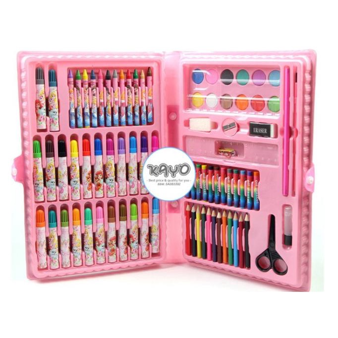 

68Psc|Pensil Warna,Set Crayon Set,Spidol Warna Set Alat Lukis, Cat Air