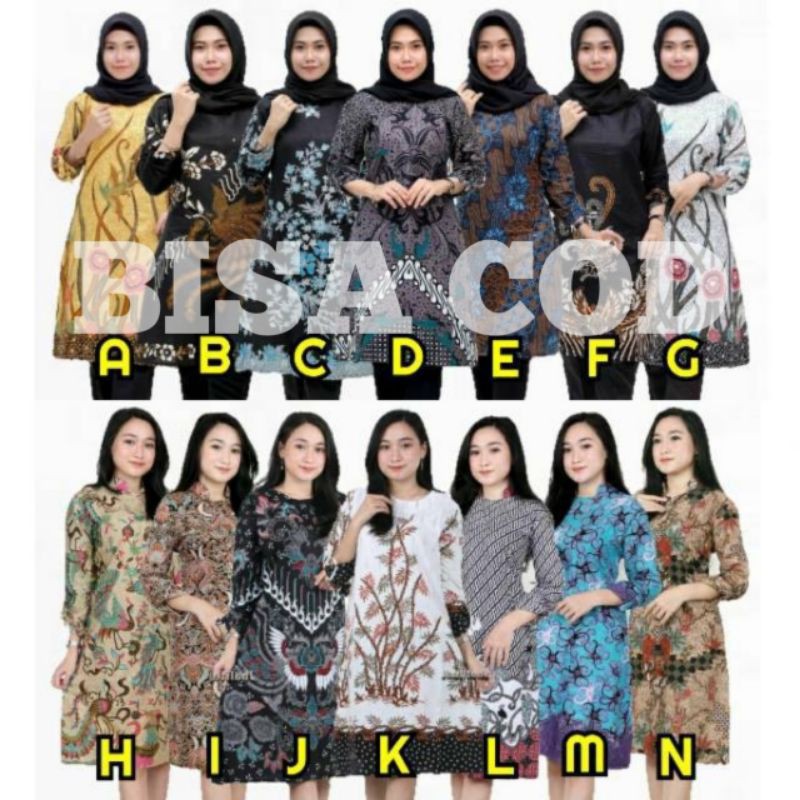 Best Seller #bayardirumah Tunik Batik Wanita M L Xl Xxl Jumbo 6o1odrioOez80