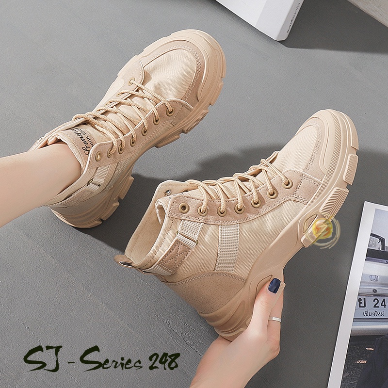 [JWALK] Sepatu Sneakers Boots Fashion Wanita Kualitas Import Premium - 248