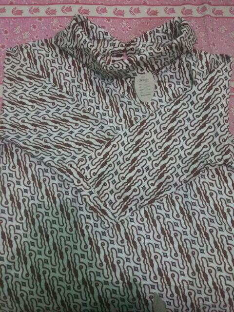 Batik Tunik Shantika Jumbo White Series