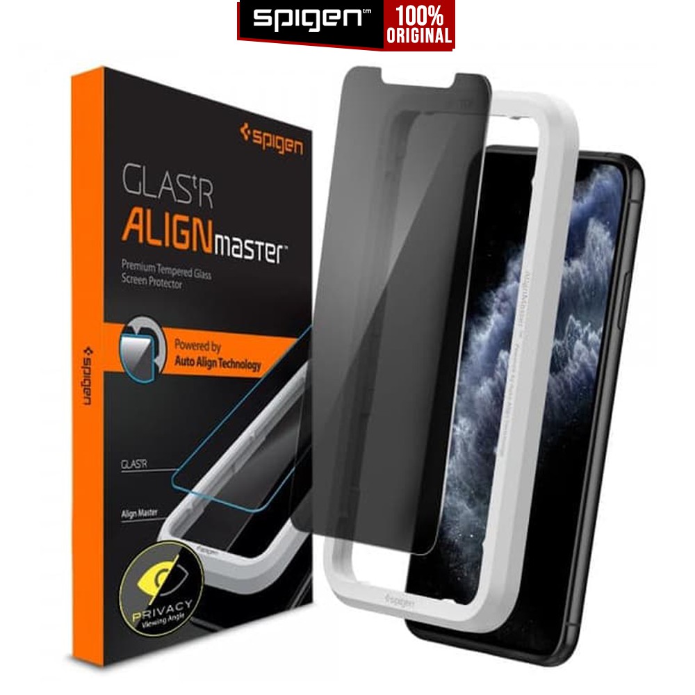 

Tempered Glass iPhone 11 Pro Max / 11 Pro / 11 / XS Max XS X XR Spigen AlignMaster Glas tR with Tray