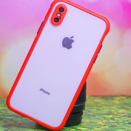 IPHONE X / XS / XR / XS MAX CASE HARD UME MIQILIN CLEAR TRANSPARAN  PROTECT CAMERA HARDCASE CASING PROTECT CAMERA COVER PELINDUNG KAMERA