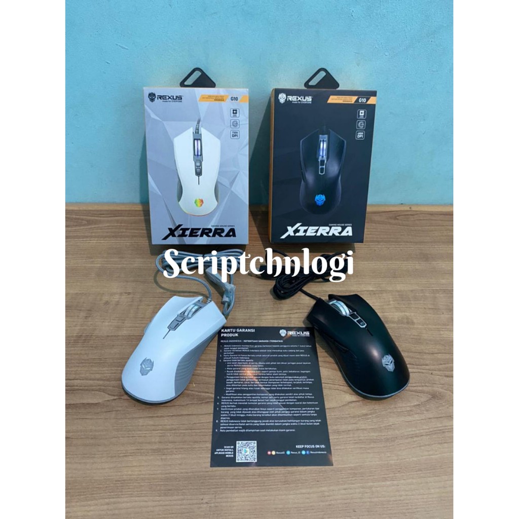 Rexus Mouse Gaming Xierra G10