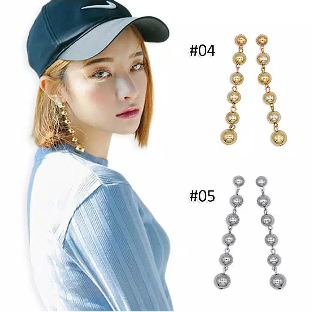 Anting Fashion Import Kekinian Aneka Varian Bisa Untuk Hijab Design Simple Dan Elegan 358