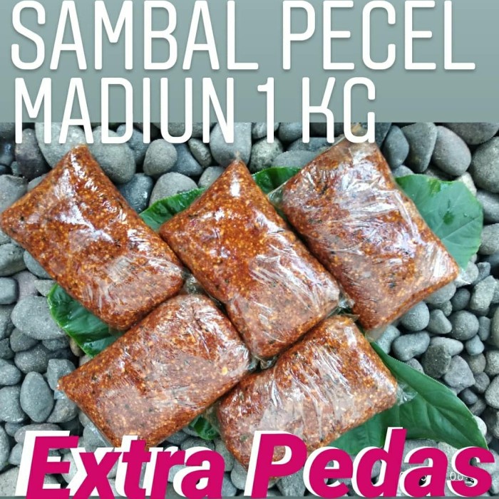 

- BARU Sambel Pecel Madiun 1 kg Extra Pedas - Pedas Level 5