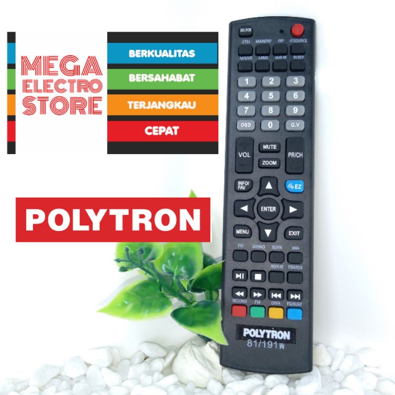 Remote TV POLYTRON 81191 LED TV F-8